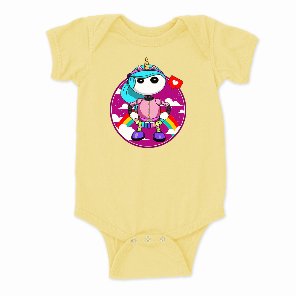  Ikaru Rainbow Gril baby onesie, original character design