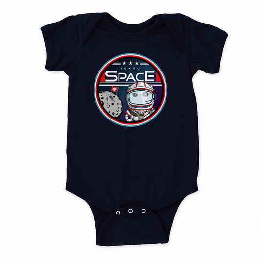 Ikaru Space baby onesie, original character design