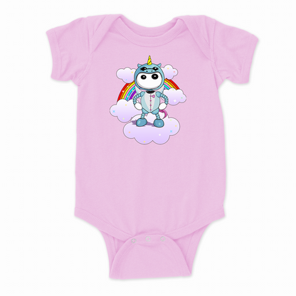  Ikaru Unicorn PJ's baby onesie, original character design