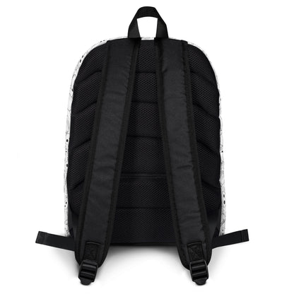 Ikaru Pattern backpack, original character all-over print design