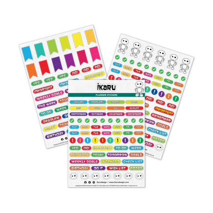 Ikaru Planner Stickers Pack