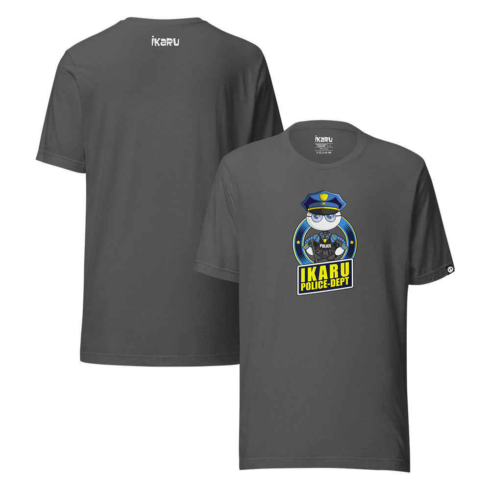 Ikaru Police t-shirts collection, original character graphic tees