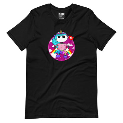 Ikaru Rainbow Girl t-shirts collection, original character graphic tees