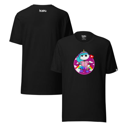 Ikaru Rainbow Girl t-shirts collection, original character graphic tees