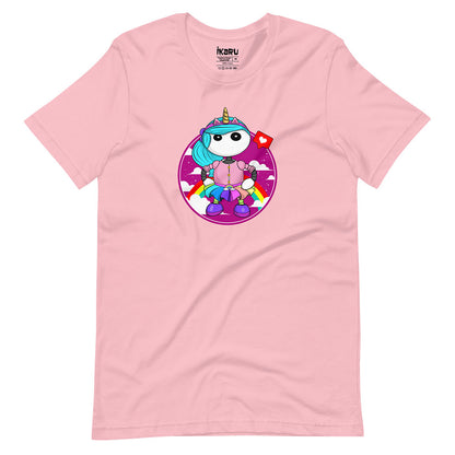 Ikaru Rainbow Girl t-shirts collection, original character graphic tees