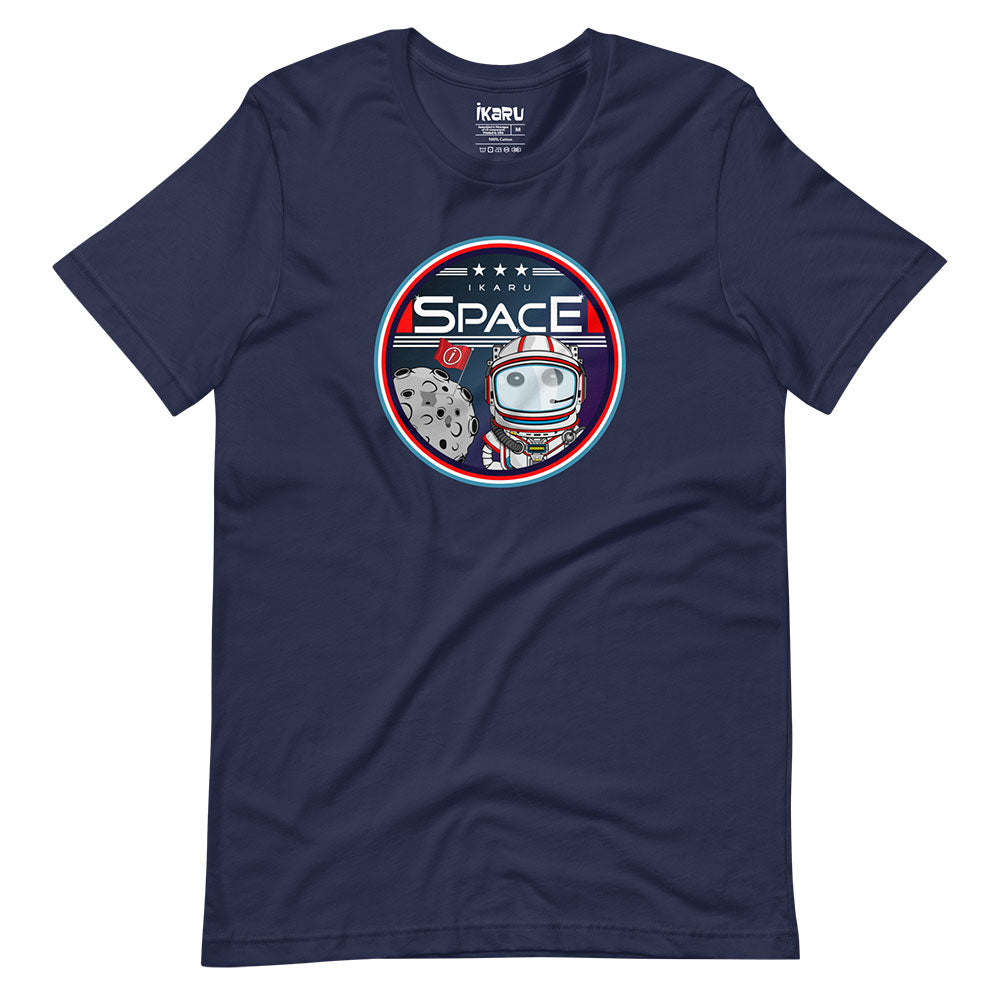  Ikaru Space graphic t-shirt, original character illustration