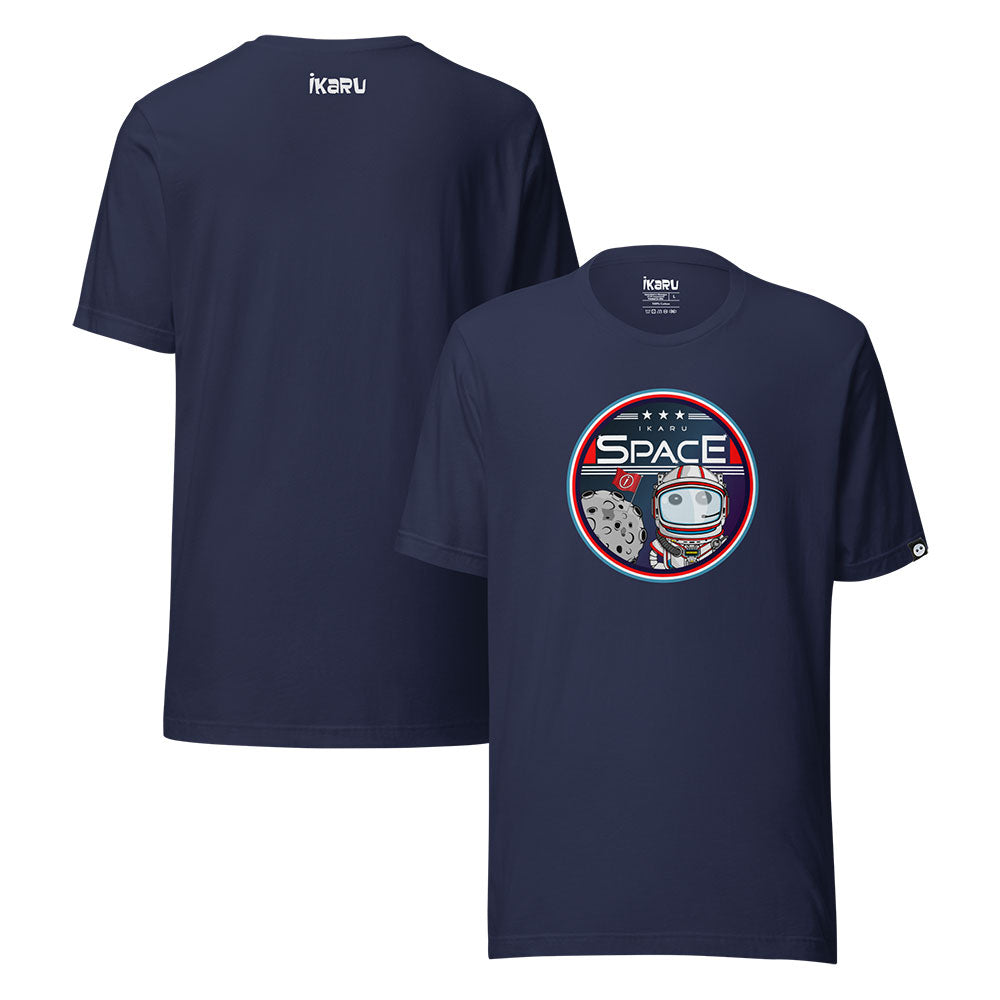  Ikaru Space graphic t-shirt, original character illustration