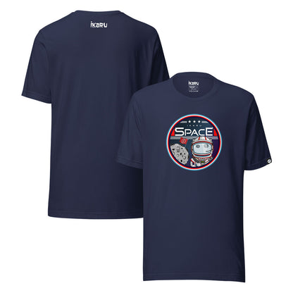  Ikaru Space graphic t-shirt, original character illustration