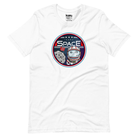  Ikaru Space graphic t-shirt, original character illustration