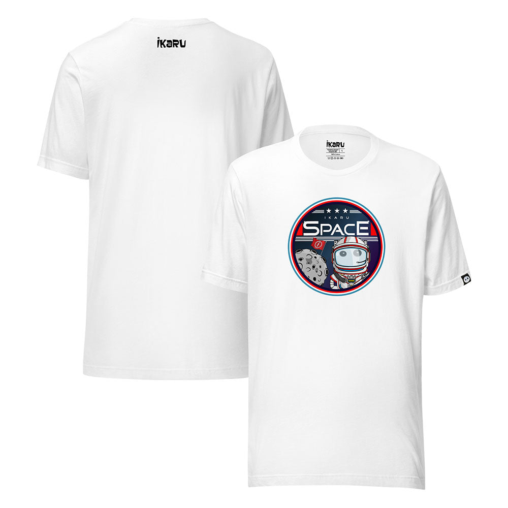  Ikaru Space graphic t-shirt, original character illustration