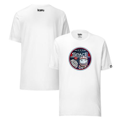  Ikaru Space graphic t-shirt, original character illustration