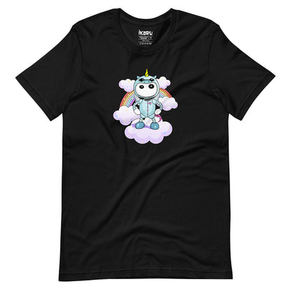 Ikaru Unicorn Pj's graphic t-shirt, original character illustration 