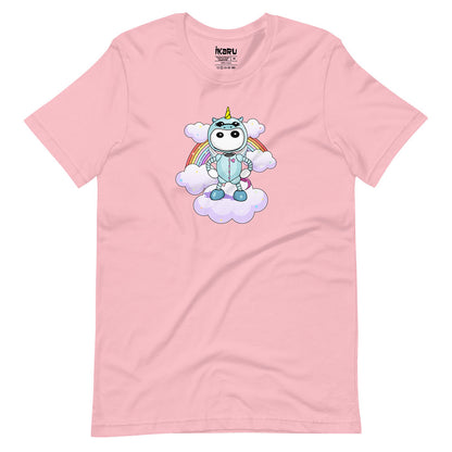 Ikaru Unicorn Pj's graphic t-shirt, original character illustration 