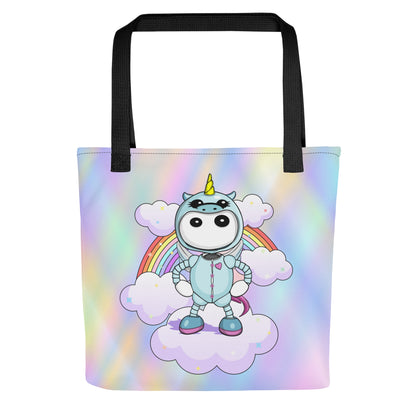  Ikaru Unicorn Pj's tote bag, original character all-over print design