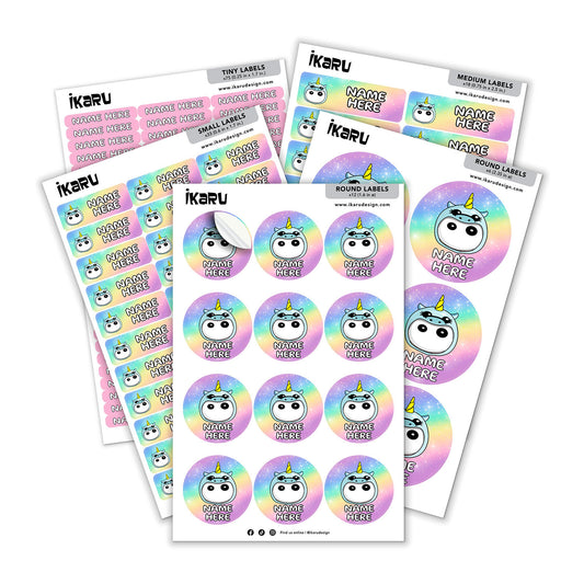 Ikaru Unicorn Sticky Labels