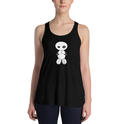  Ikaru Yoga women's racerback tank top, original character design