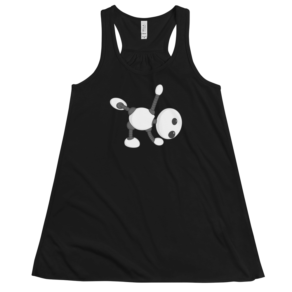  Ikaru Yoga women's racerback tank top, original character design