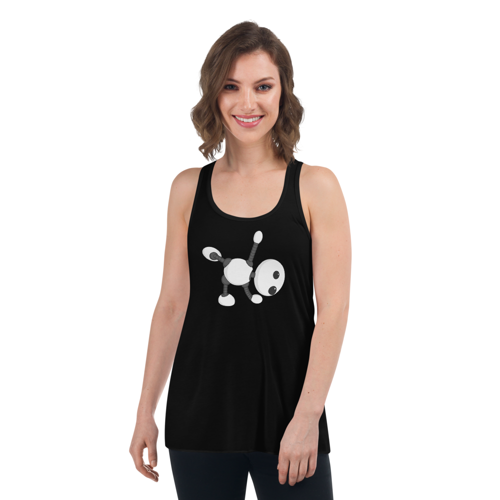  Ikaru Yoga women's racerback tank top, original character design