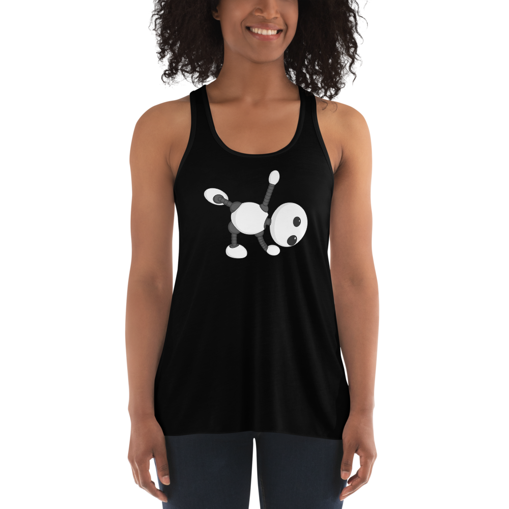  Ikaru Yoga women's racerback tank top, original character design