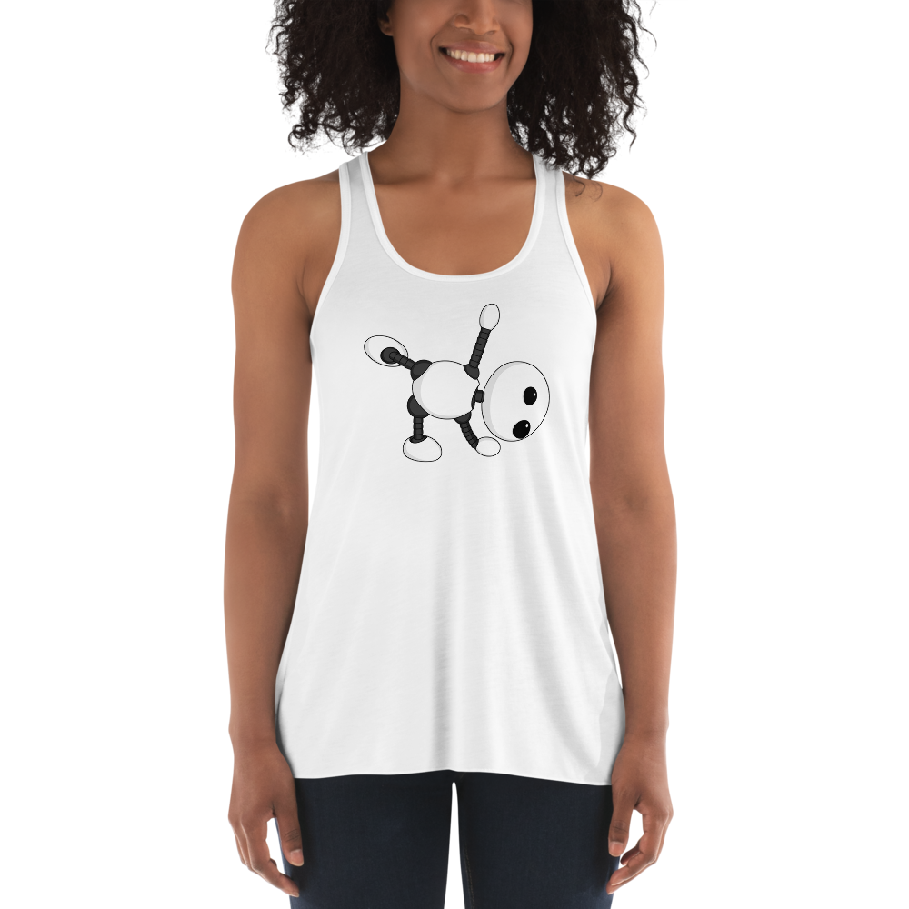  Ikaru Yoga women's racerback tank top, original character design