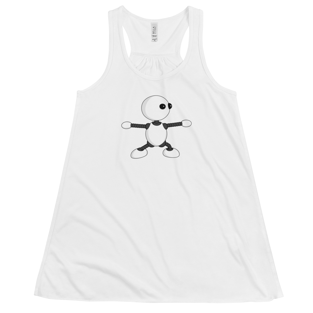 Ikaru Yoga women's racerback tank top, original character design