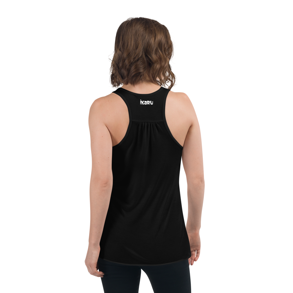  Ikaru Yoga women's racerback tank top, original character design