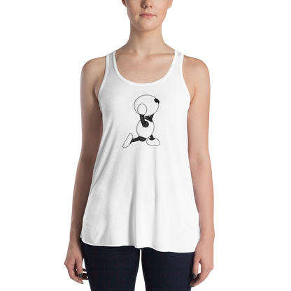  Ikaru Yoga women's racerback tank top, original character design