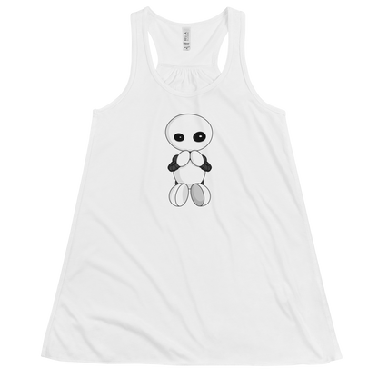  Ikaru Yoga women's racerback tank top, original character design