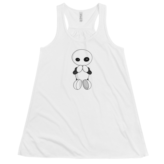  Ikaru Yoga women's racerback tank top, original character design