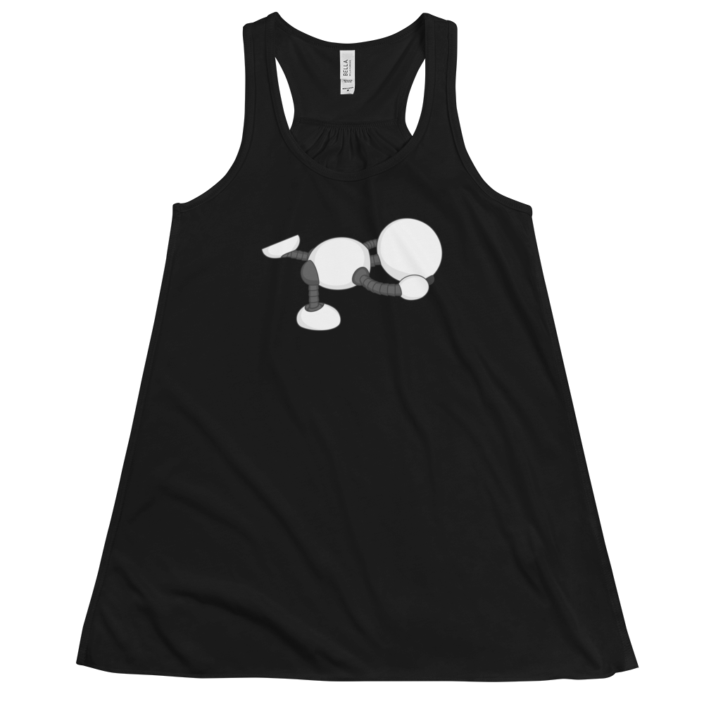 Ikaru Yoga women's racerback tank top, original character design