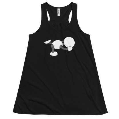 Ikaru Yoga women's racerback tank top, original character design