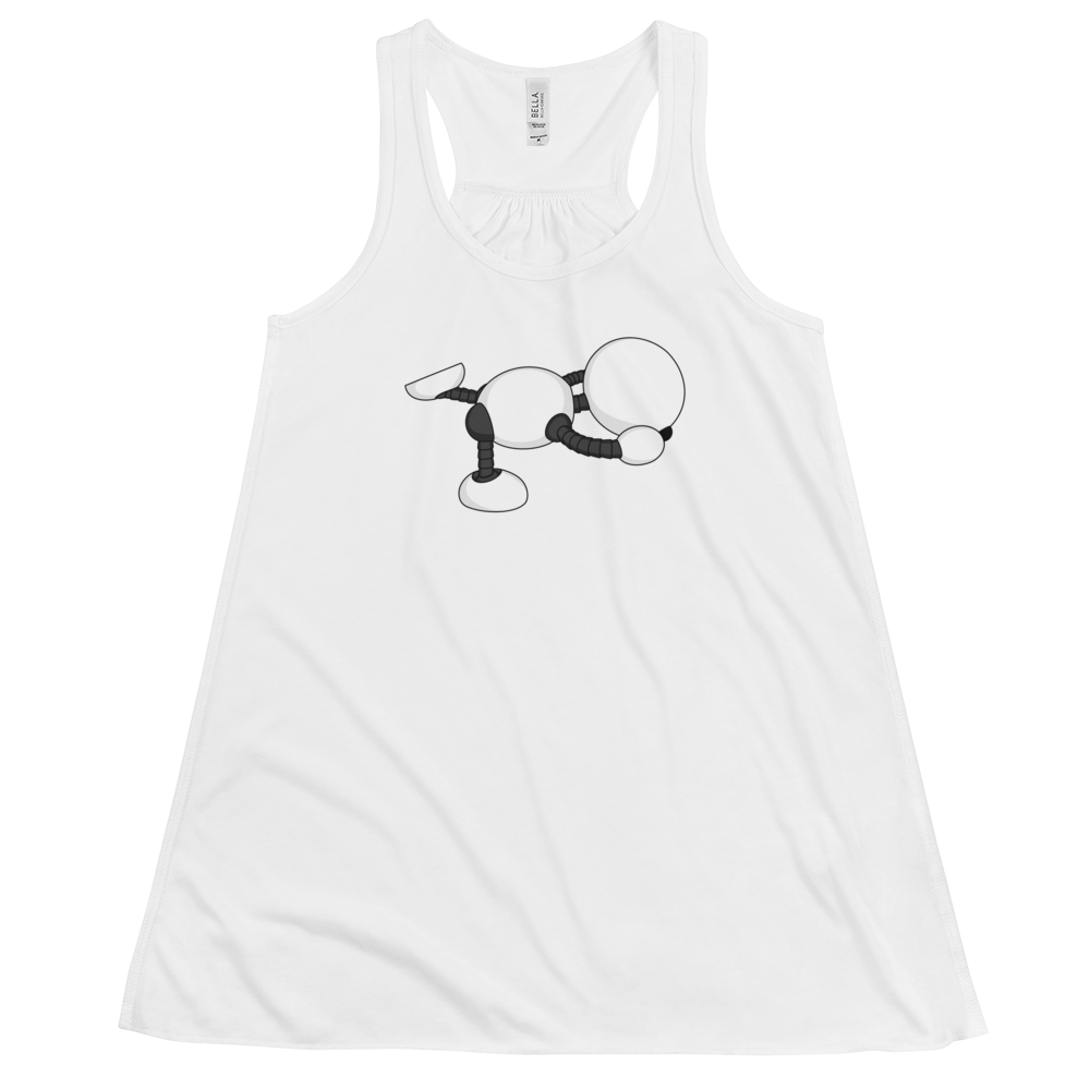Ikaru Yoga women's racerback tank top, original character design