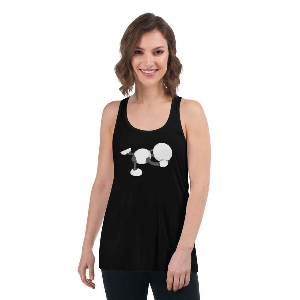 Ikaru Yoga women's racerback tank top, original character design