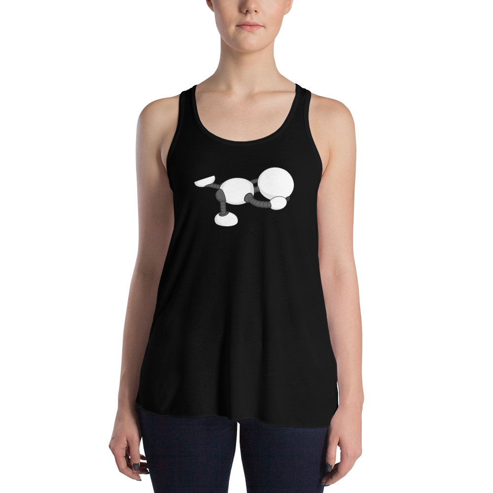Ikaru Yoga women's racerback tank top, original character design