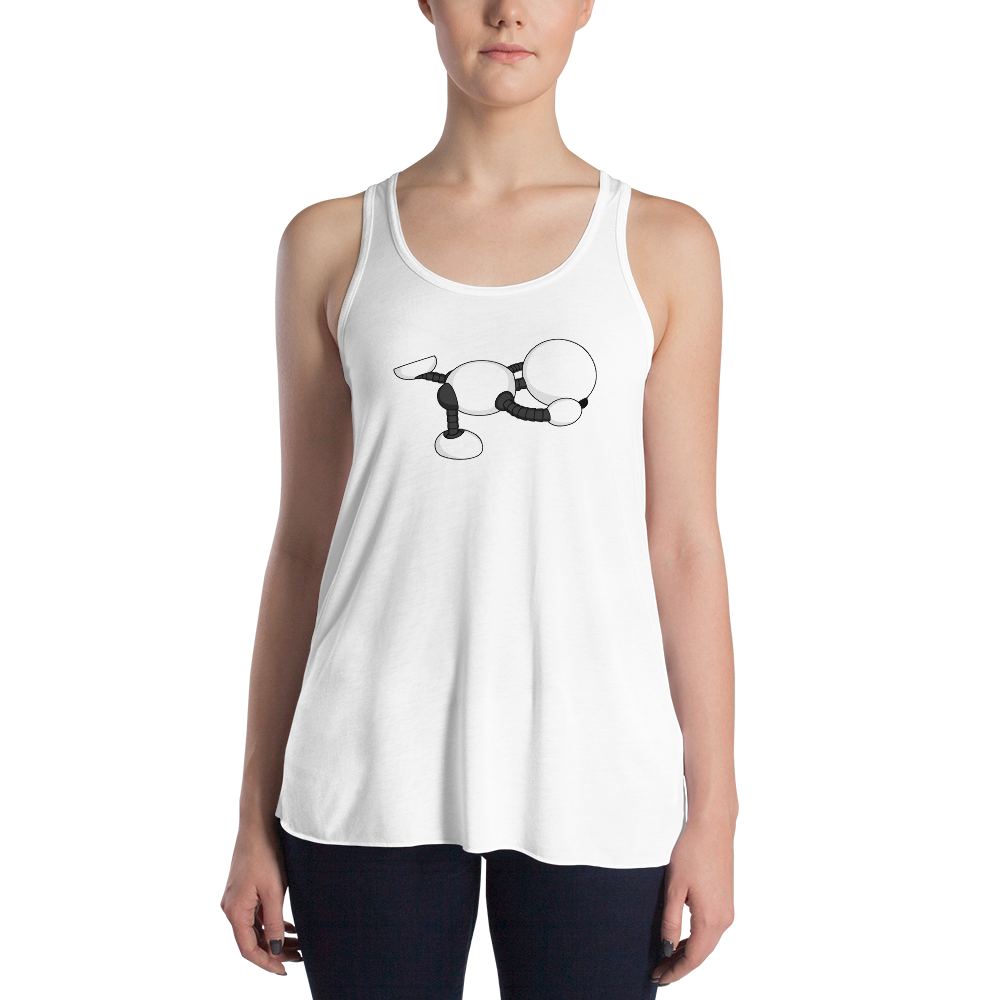 Ikaru Yoga women's racerback tank top, original character design