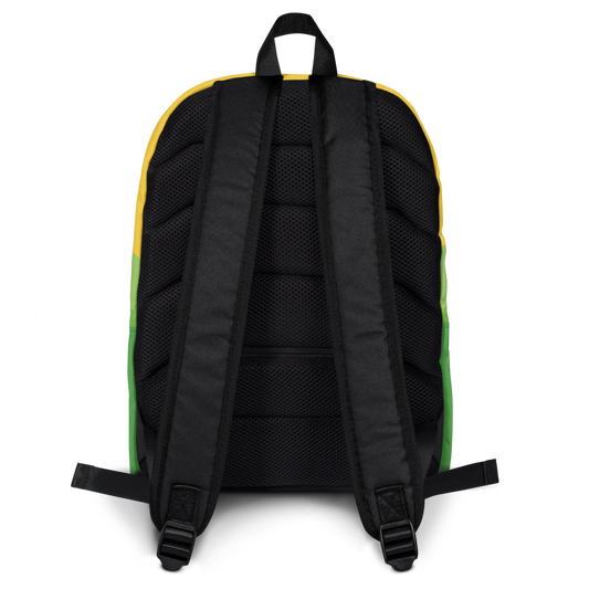 Ikaru chicken backpack, original character all-over print design