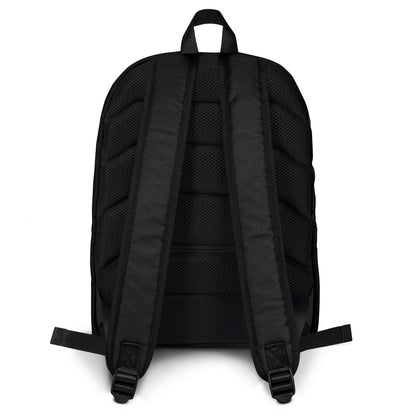 Ikaru original logo backpack, original character all-over print design