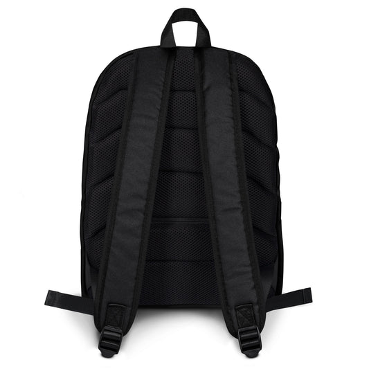 Ikaru original logo backpack, original character all-over print design