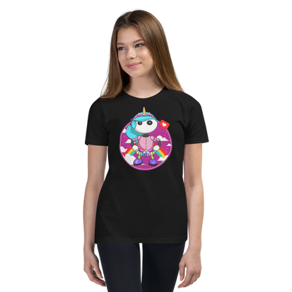 Ikaru rainbow girl youth t-shirts collection, original character graphic tees
