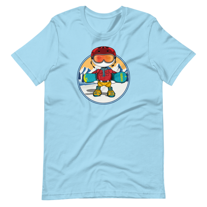 Ikaru snowboard t-shirts collection, original character graphic tees
