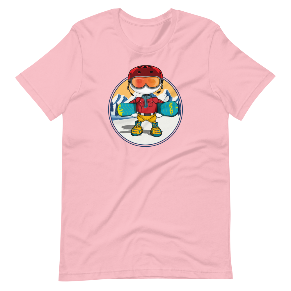 Ikaru snowboard t-shirts collection, original character graphic tees