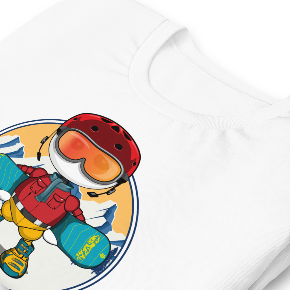 Ikaru snowboard t-shirts collection, original character graphic tees