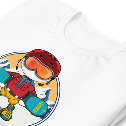 Ikaru snowboard t-shirts collection, original character graphic tees