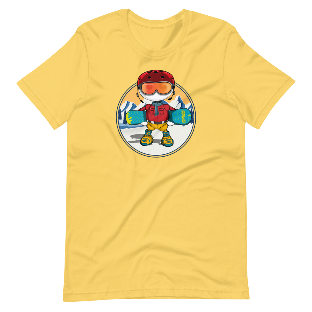 Ikaru snowboard t-shirts collection, original character graphic tees