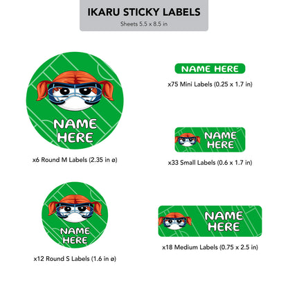 Ikaru Lacrosse Girl (Labels Pack)