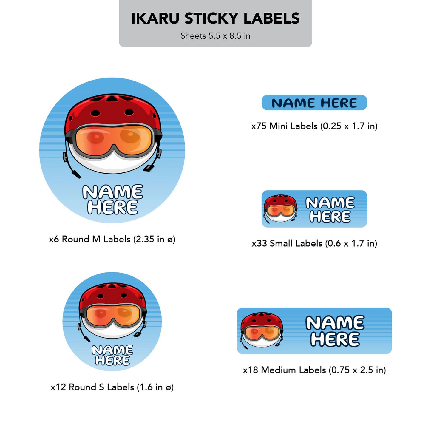 Ikaru Snowboard (Labels Pack)