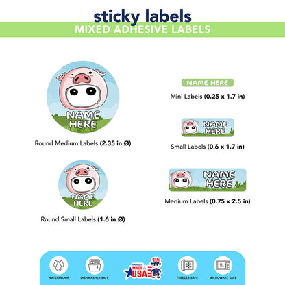 Ikaru Piggy (Labels)