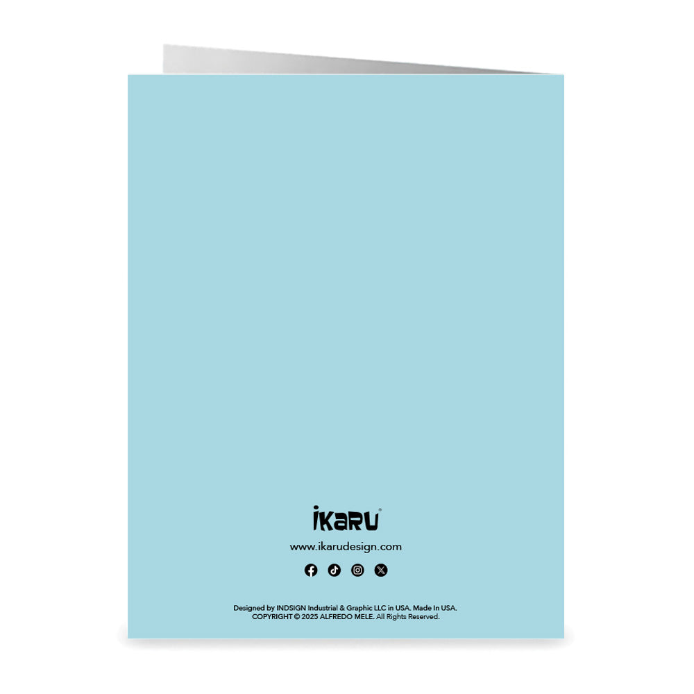 Ikaru Santa Helper - Folded Cards