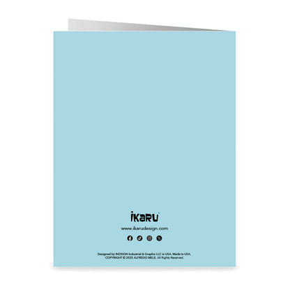 Ikaru Santa Helper - Folded Cards