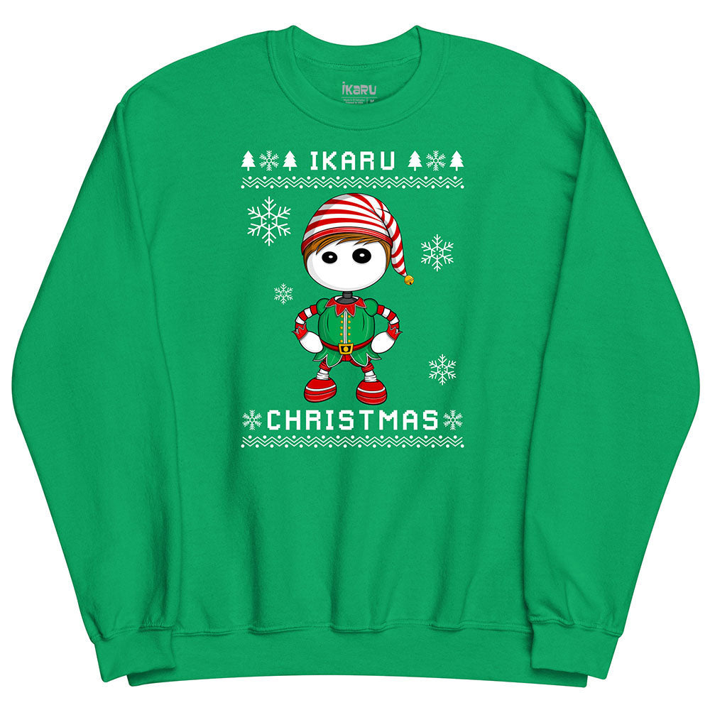 Ikaru Elf Ugly Sweater - Sweatshirt (Adult & Youth)